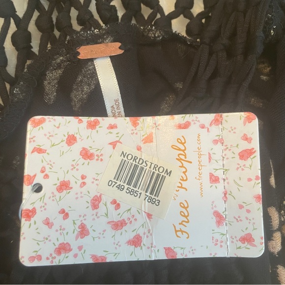 NWT,Free People Tiger Lily Boho Fringe Southwestern Braided Tank Top, Size Small - Picture 8 of 8